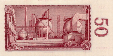 50 korun   1964   back